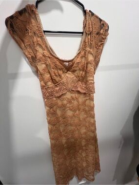Vintage 90s Volume One Lace Dress | Boho Romantic Fairycore